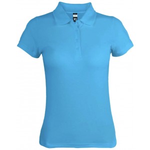 POLO PIQUÉ M/M EVE AZUL CÉU 